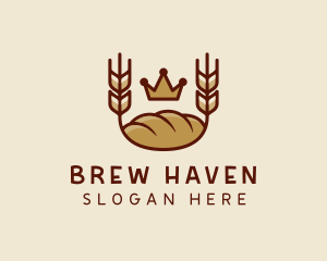 Wheat Bread Loaf  logo design