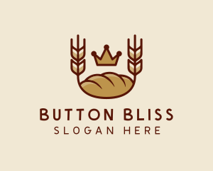 Wheat Bread Loaf  logo design