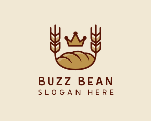 Wheat Bread Loaf  logo design