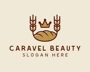 Wheat Bread Loaf  logo design