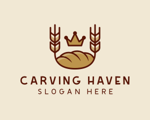 Wheat Bread Loaf  logo design