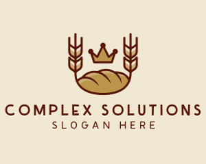 Wheat Bread Loaf  logo design