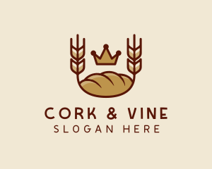 Wheat Bread Loaf  logo design