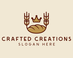 Wheat Bread Loaf  logo design