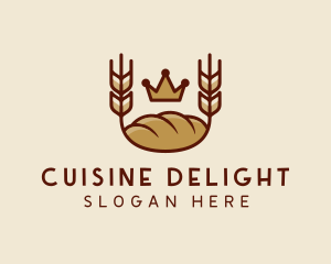 Wheat Bread Loaf  logo design