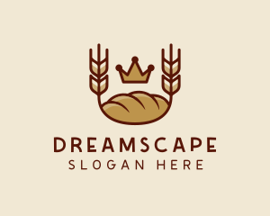 Wheat Bread Loaf  logo design