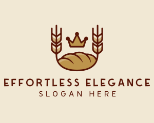 Wheat Bread Loaf  logo design