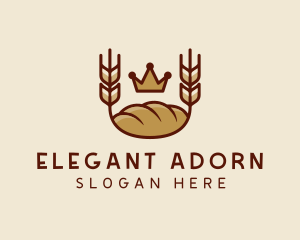 Wheat Bread Loaf  logo design