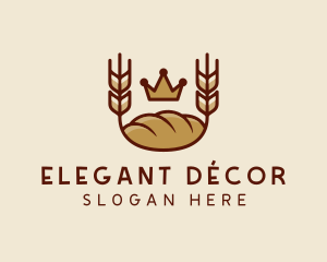 Wheat Bread Loaf  logo design