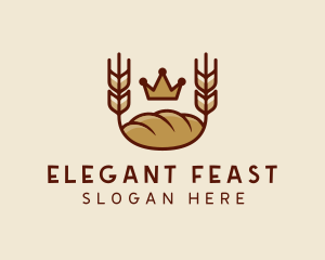 Wheat Bread Loaf  logo design