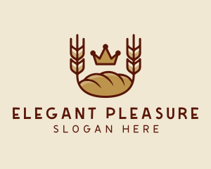 Wheat Bread Loaf  logo design