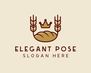 Wheat Bread Loaf  logo design