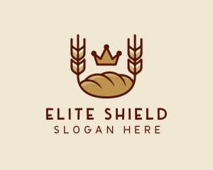 Wheat Bread Loaf  logo design