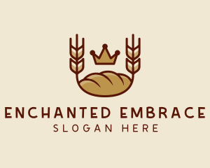 Wheat Bread Loaf  logo design