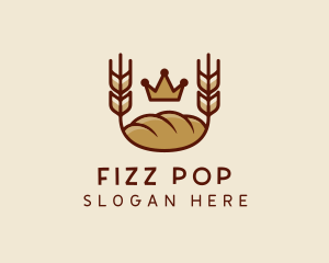 Wheat Bread Loaf  logo design