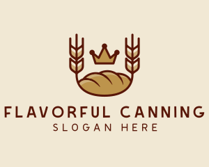 Wheat Bread Loaf  logo design