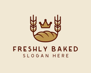 Wheat Bread Loaf  logo design