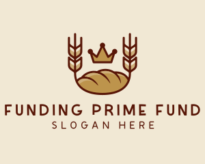 Wheat Bread Loaf  logo design