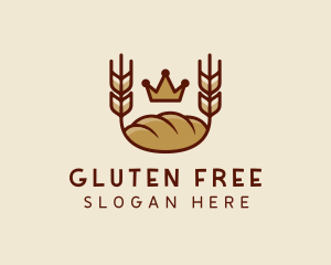 Wheat Bread Loaf  logo design