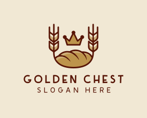 Wheat Bread Loaf  logo design