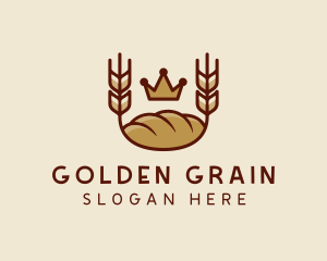 Wheat Bread Loaf  logo design