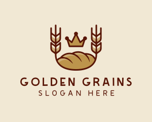 Wheat Bread Loaf  logo design