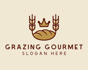 Wheat Bread Loaf  logo design