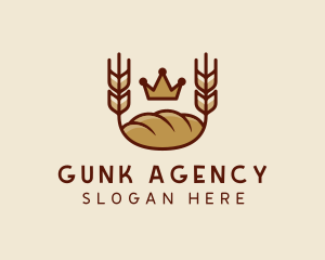 Wheat Bread Loaf  logo design