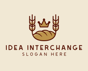 Wheat Bread Loaf  logo design