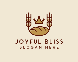 Wheat Bread Loaf  logo design