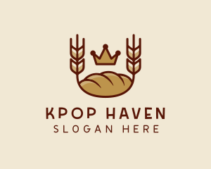 Wheat Bread Loaf  logo design