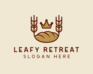 Wheat Bread Loaf  logo design