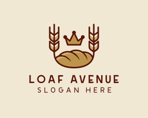 Wheat Bread Loaf  logo design