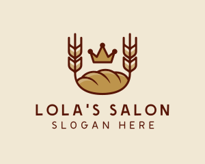 Wheat Bread Loaf  logo design