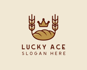 Wheat Bread Loaf  logo design