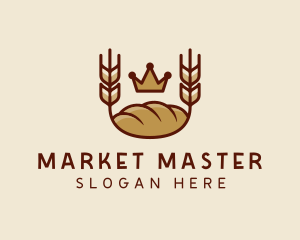 Wheat Bread Loaf  logo design