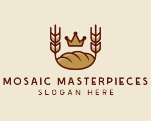 Wheat Bread Loaf  logo design