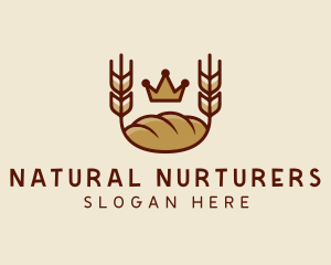 Wheat Bread Loaf  logo design