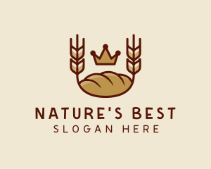 Wheat Bread Loaf  logo design