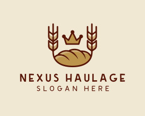 Wheat Bread Loaf  logo design