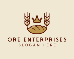 Wheat Bread Loaf  logo design