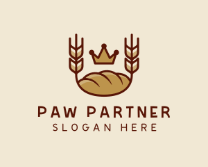 Wheat Bread Loaf  logo design