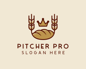 Wheat Bread Loaf  logo design