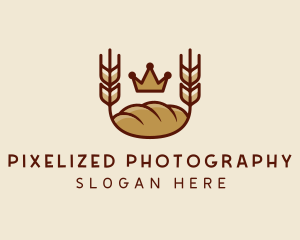 Wheat Bread Loaf  logo design