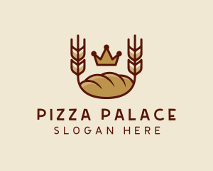 Wheat Bread Loaf  logo design