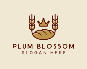 Wheat Bread Loaf  logo design