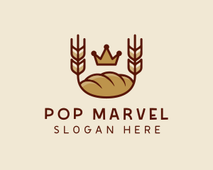 Wheat Bread Loaf  logo design