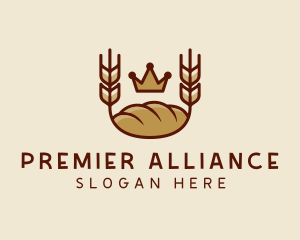 Wheat Bread Loaf  logo design