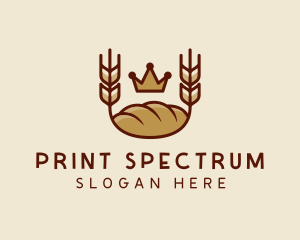 Wheat Bread Loaf  logo design