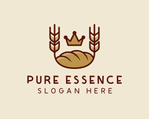 Wheat Bread Loaf  logo design